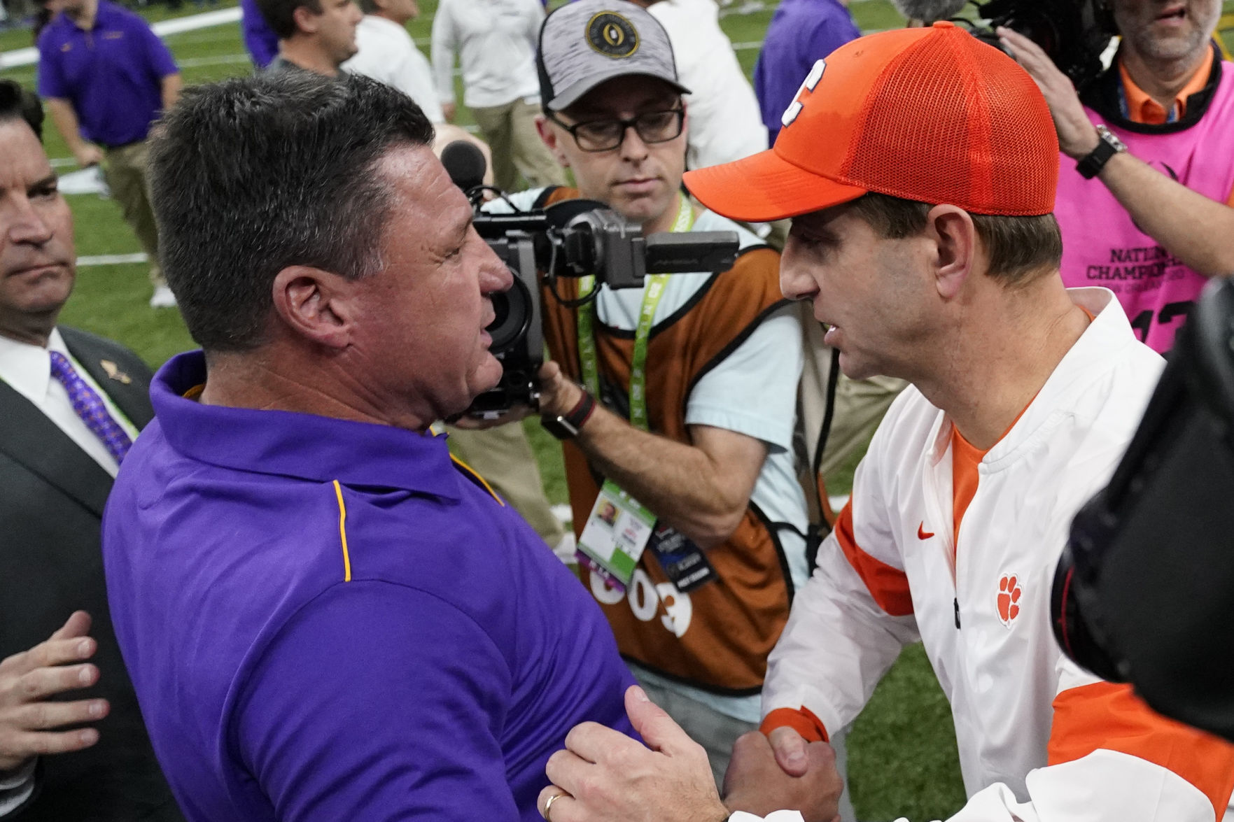 CFP Championship Clemson LSU Football